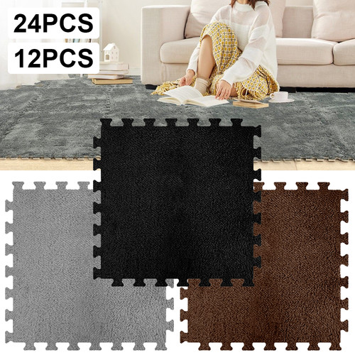 24x interlocking carpet shaggy - 24x,