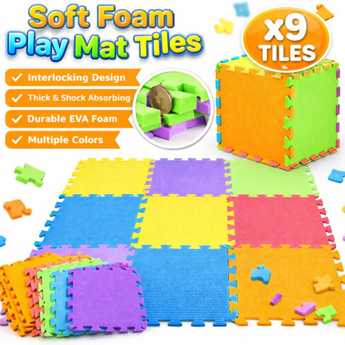 Pack soft play mats eva - 9,