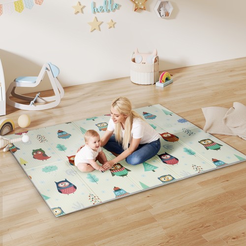 Baby play mat - baby, double-sided